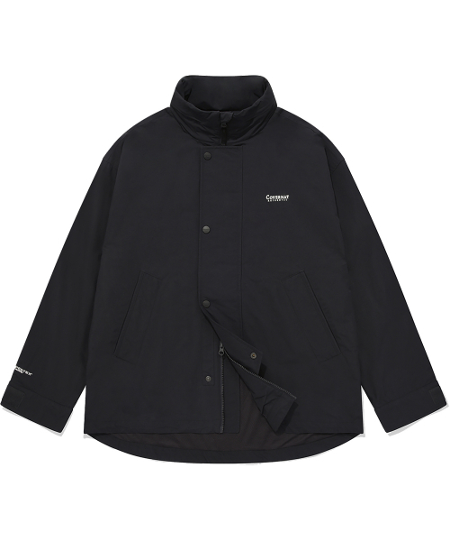 COVERNAT(カバーナット)の「PERTEX スタンドカラーシェルパーカー ブラック(ナイロンジャケット・レディース・その他・L/M/S/XL)」の3枚目の写真