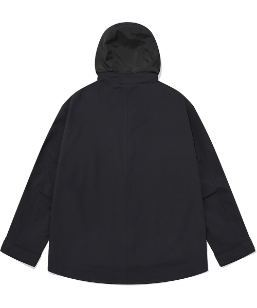 COVERNAT(カバーナット)の「PERTEX スタンドカラーシェルパーカー ブラック(ナイロンジャケット・レディース・その他・L/M/S/XL)」の5枚目の写真