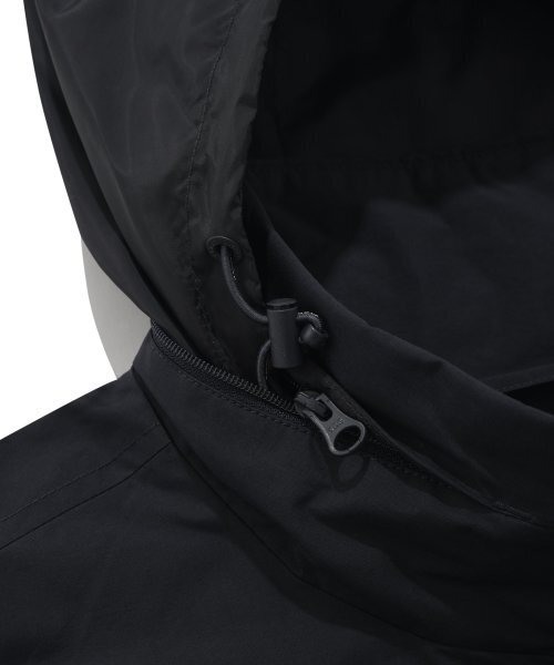 COVERNAT(カバーナット)の「PERTEX スタンドカラーシェルパーカー ブラック(ナイロンジャケット・レディース・その他・L/M/S/XL)」の7枚目の写真