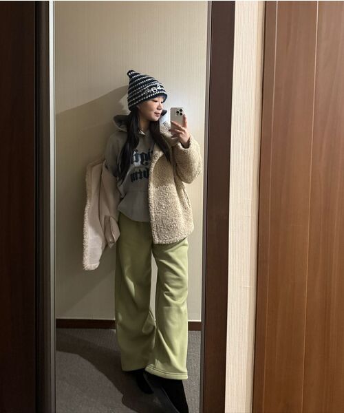 NOTHINGISBETTERTHANME(ナッシングイズベターザンミー)の「DENIM LETTERING HOODIE_melange grey(パーカー・メンズ・その他・M/L)」の2枚目の写真