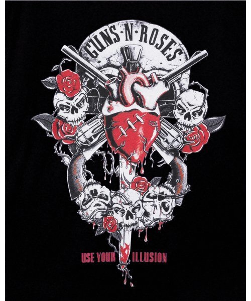Bravado（ブラヴァド）の「GNR Illusion Tour BK (BRENT2235)（Tシャツ/カットソー・メンズ・その他・L/XL/M）」の3枚目の写真