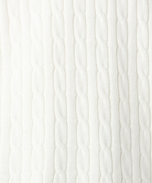 COMME CA ISM（コムサイズム）の「ケーブル柄 クルーネックプルオーバー（ニット/セーター・メンズ・グリーン/オフホワイト/ネイビー・LARGE/MEDIUM）」の16枚目の写真