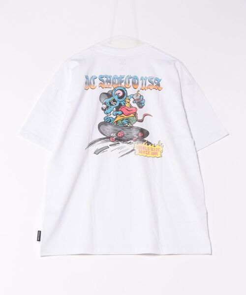 DC（ディーシー）の「DC/ディーシー 半袖 Tシャツ ロゴ バックプリント DST261027（Tシャツ/カットソー・メンズ・スミクロ/ホワイト・XL/M/L/2XL）」の10枚目の写真