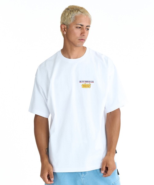 DC（ディーシー）の「DC/ディーシー 半袖 Tシャツ ロゴ バックプリント DST261027（Tシャツ/カットソー・メンズ・スミクロ/ホワイト・XL/M/L/2XL）」の3枚目の写真