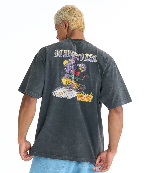 DC（ディーシー）の「DC/ディーシー 半袖 Tシャツ ロゴ バックプリント DST261027（Tシャツ/カットソー・メンズ・スミクロ/ホワイト・XL/M/L/2XL）」の6枚目の写真