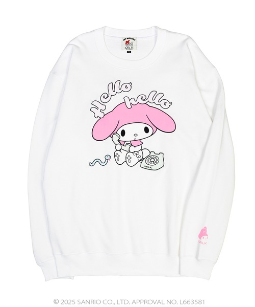 MILK(ミルク)の「マイメロ PHONE スウェット(スウェット・レディース・C/A・L/M)」の1枚目の写真