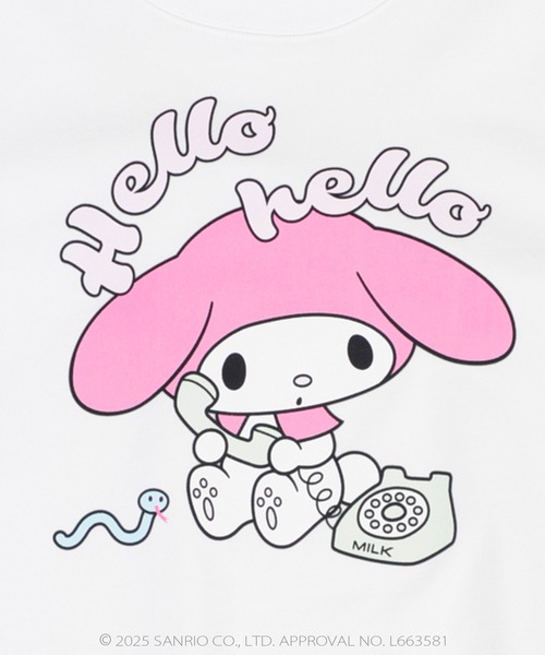 MILK(ミルク)の「マイメロ PHONE スウェット(スウェット・レディース・C/A・L/M)」の4枚目の写真