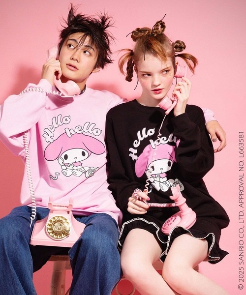 MILK(ミルク)の「マイメロ PHONE スウェット(スウェット・レディース・C/A・L/M)」の3枚目の写真