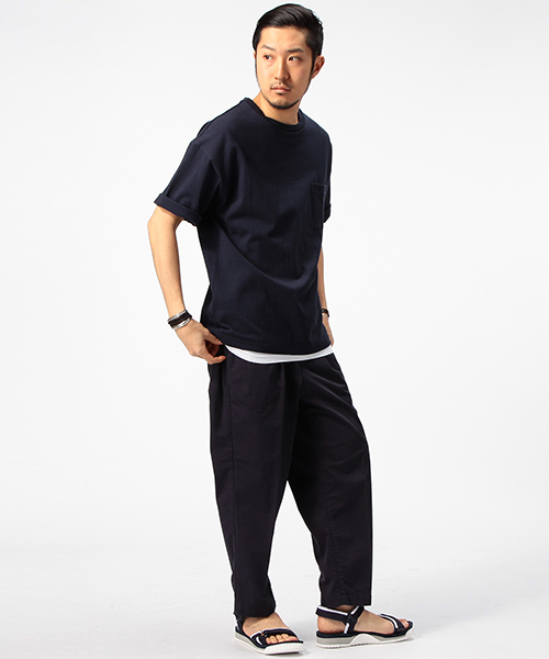 B:MING by BEAMS(ビーミングバイビームス)の「【一部予約】【Begin6月号掲載】ビーミング by ビームス / "HEAVY WEIGHT" ドロップショルダーポケットTシャツ(Tシャツ/カットソー・メンズ・ホワイト/カーキ/ワイン/ネイビー・SMALL/MEDIUM/X-LARGE/LARGE)」の14枚目の写真