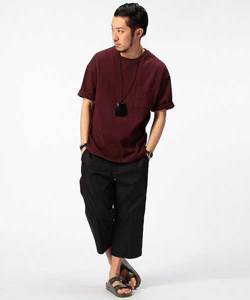 B:MING by BEAMS(ビーミングバイビームス)の「【一部予約】【Begin6月号掲載】ビーミング by ビームス / "HEAVY WEIGHT" ドロップショルダーポケットTシャツ(Tシャツ/カットソー・メンズ・ホワイト/カーキ/ワイン/ネイビー・SMALL/MEDIUM/X-LARGE/LARGE)」の15枚目の写真