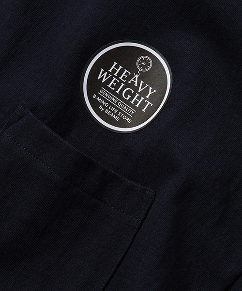 B:MING by BEAMS(ビーミングバイビームス)の「【一部予約】【Begin6月号掲載】ビーミング by ビームス / "HEAVY WEIGHT" ドロップショルダーポケットTシャツ(Tシャツ/カットソー・メンズ・ホワイト/カーキ/ワイン/ネイビー・SMALL/MEDIUM/X-LARGE/LARGE)」の10枚目の写真