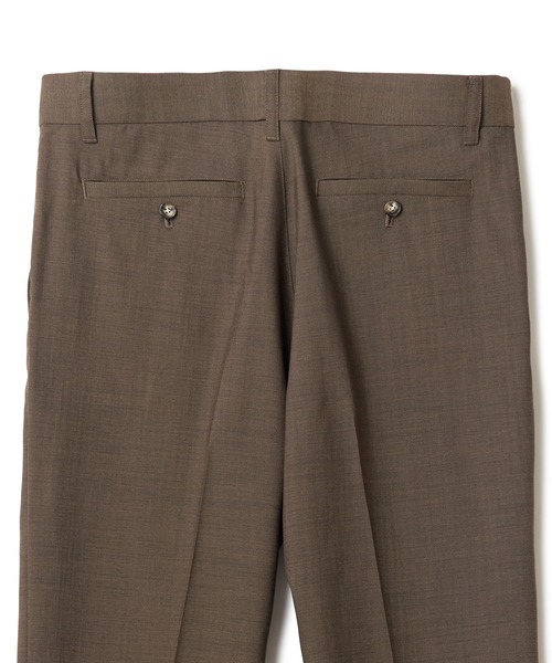 MEN'S BIGI（メンズビギ）の「【MARLANE/マルラーネ】ウールシャンブレー リラックスフィットスラックス（スラックス・メンズ・ブラウン・03/02/01/04）」の9枚目の写真