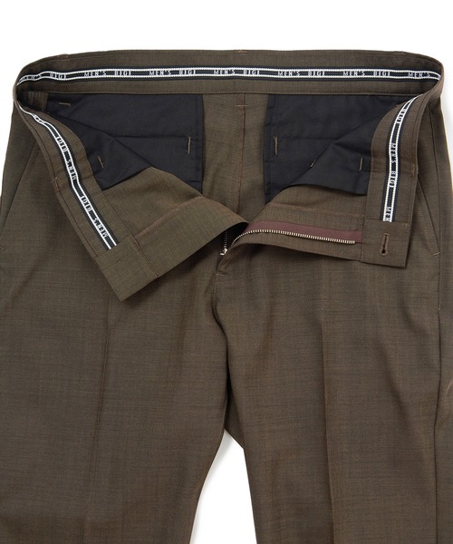 MEN'S BIGI（メンズビギ）の「【MARLANE/マルラーネ】ウールシャンブレー リラックスフィットスラックス（スラックス・メンズ・ブラウン・03/02/01/04）」の4枚目の写真