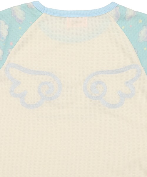 SPINNS（スピンズ）の「≪マイサランニ≫長袖ワッフルTシャツ/ウィッシュコア（Tシャツ/カットソー・レディース・ホワイト系その他・ONESIZE）」の5枚目の写真