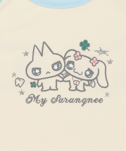 SPINNS（スピンズ）の「≪マイサランニ≫長袖ワッフルTシャツ/ウィッシュコア（Tシャツ/カットソー・レディース・ホワイト系その他・ONESIZE）」の4枚目の写真