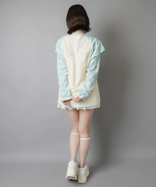 SPINNS(スピンズ)の「≪マイサランニ≫長袖ワッフルTシャツ/ウィッシュコア(Tシャツ/カットソー・レディース・ホワイト系その他・ONESIZE)」の16枚目の写真