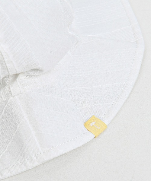 moimoln（モイモルン）の「アイレットフラワーバケットハット・帽子（ハット・キッズ・アイボリー・46cm/48cm/50cm/52cm）」の8枚目の写真