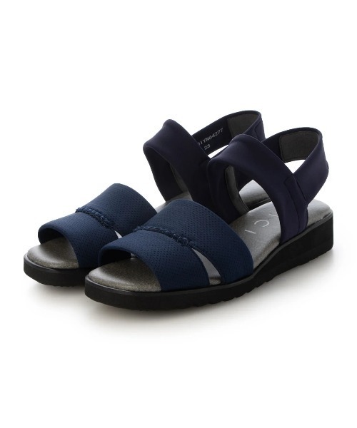 D'ICI(ディッシィ)の「ストレッチフィットサンダル(サンダル・レディース・ブラック/カーキ・24.5cm/24cm/23.5cm/23cm/22.5cm/22cm)」の16枚目の写真
