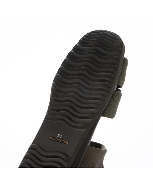 D'ICI(ディッシィ)の「ストレッチフィットサンダル(サンダル・レディース・ブラック/カーキ・24.5cm/24cm/23.5cm/23cm/22.5cm/22cm)」の11枚目の写真