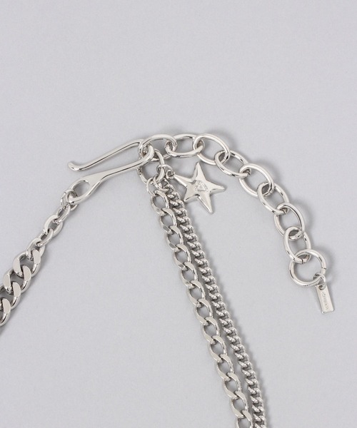 JEANASIS（ジーナシス）の「チャームヴィンテージチェーンネックレス/638258（ネックレス・レディース・シルバー/ブラック/シルバー系その他・FREE）」の7枚目の写真