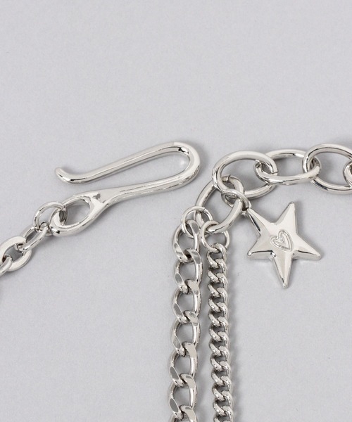 JEANASIS（ジーナシス）の「チャームヴィンテージチェーンネックレス/638258（ネックレス・レディース・シルバー/ブラック/シルバー系その他・FREE）」の8枚目の写真