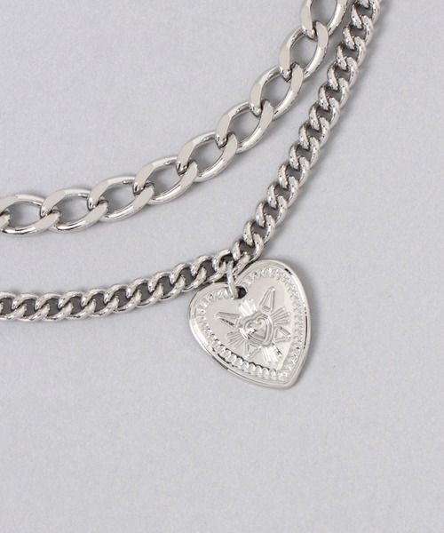 JEANASIS（ジーナシス）の「チャームヴィンテージチェーンネックレス/638258（ネックレス・レディース・シルバー/ブラック/シルバー系その他・FREE）」の9枚目の写真