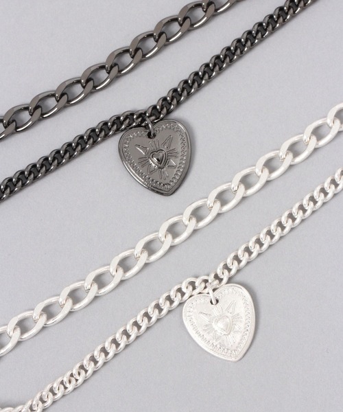 JEANASIS（ジーナシス）の「チャームヴィンテージチェーンネックレス/638258（ネックレス・レディース・シルバー/ブラック/シルバー系その他・FREE）」の12枚目の写真