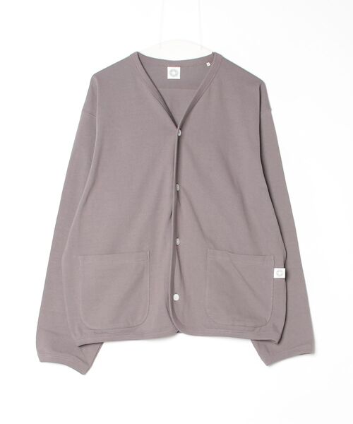 ORCIVAL(オーシバル)の「ORCIVAL/オーシバル Vネックカーディガン VNECK CARDIGAN OR-C0523 PEY(カーディガン/ボレロ・メンズ・ブラック/ライトグレー/グレー・4/5)」の3枚目の写真