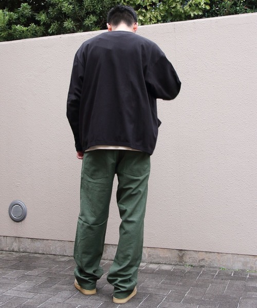 ORCIVAL(オーシバル)の「ORCIVAL/オーシバル Vネックカーディガン VNECK CARDIGAN OR-C0523 PEY(カーディガン/ボレロ・メンズ・ブラック/ライトグレー/グレー・4/5)」の16枚目の写真