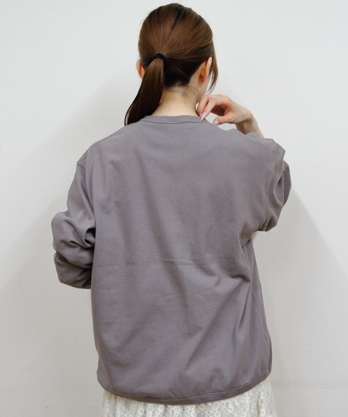 ORCIVAL(オーシバル)の「ORCIVAL/オーシバル Vネックカーディガン VNECK CARDIGAN OR-C0523 PEY(カーディガン/ボレロ・メンズ・ブラック/ライトグレー/グレー・4/5)」の18枚目の写真