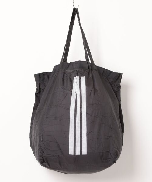 adidas(アディダス)の「adidas/アディダス エコバッグ パッカブルエコバッグ ミニバックパック UW601(エコバッグ/サブバッグ・メンズ・ブラック/ベージュ・FREE)」の8枚目の写真