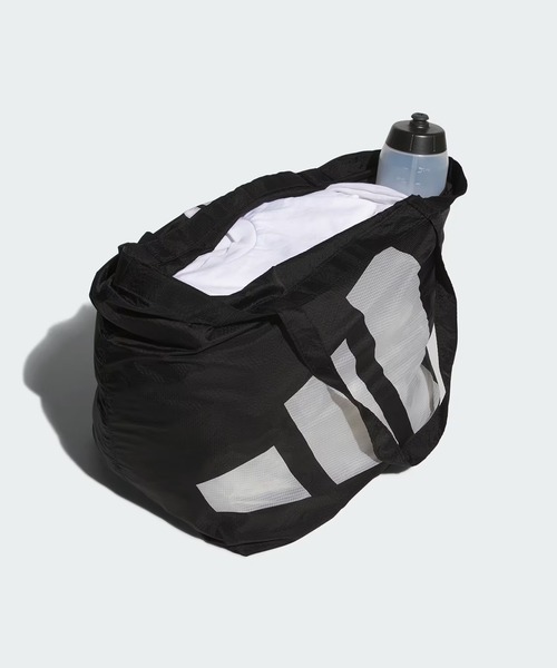 adidas(アディダス)の「adidas/アディダス エコバッグ パッカブルエコバッグ ミニバックパック UW601(エコバッグ/サブバッグ・メンズ・ブラック/ベージュ・FREE)」の4枚目の写真