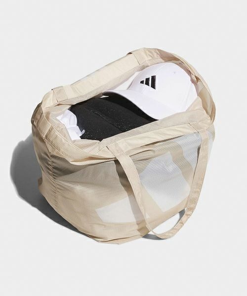 adidas(アディダス)の「adidas/アディダス エコバッグ パッカブルエコバッグ ミニバックパック UW601(エコバッグ/サブバッグ・メンズ・ブラック/ベージュ・FREE)」の17枚目の写真