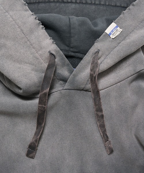 In・stru(men-tal).(インストルメンタル)の「【MIHARAYASUHIRO/ミハラヤスヒロ】FRENCH TERRY DISTRESSED HOODIE/in・stru(men-tal).(パーカー・メンズ・ブラック・44/46)」の11枚目の写真