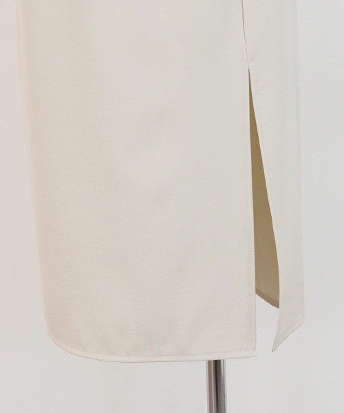 BLUEEAST(ブルーイースト)の「ウエストリボンタイトスカート(スカート・レディース・チャコールグレー/ブラック/アイボリー・MEDIUM/SMALL)」の10枚目の写真