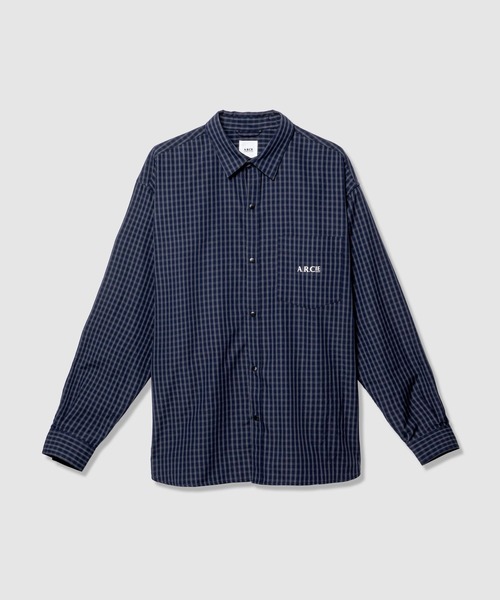 AMERICAN RAG CIE（アメリカンラグシー）の「【AMERICAN RAG CIE】スナップシャツ（ユニセックス）（シャツ/ブラウス・レディース・ブルー/ブラック/ネイビー/ベージュ・LARGE/MEDIUM）」の4枚目の写真