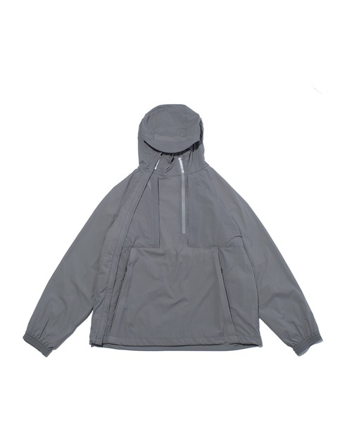 F/CE. (エフシーイー)の「F/CE. 20D NYLON OUT SEAM SMOCK JK / エフシーイー 20D ナイロン アウトシーム スモック ジャケット(ナイロンジャケット・メンズ・ブラック/サックスブルー/グレー・MEDIUM/LARGE)」の3枚目の写真
