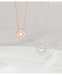 JESTINA（ジェイエスティナ）の「CLOVIA ネックレス (JJCLNQ6B1142SR420)（ネックレス）」