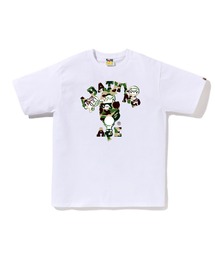 A BATHING APE(�A�x�C�V���O�G�C�v)��ABC CAMO COLLEGE MILO TEE(T�V���c/�J�b�g�\�[)