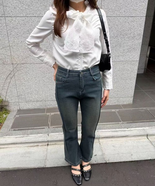 mebole(メボレ)の「レースボウタイブラウス(シャツ/ブラウス・レディース・ホワイト・FREE)」の15枚目の写真