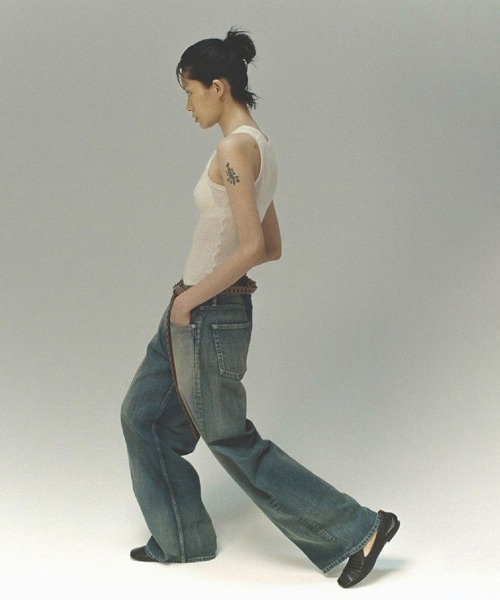 LIDNM（リドム）の「Llife LEATHER CHAIN BELT（ベルト・メンズ・グレー系その他/ブラウン系その他/ブラウン系その他2・FREE）」の4枚目の写真