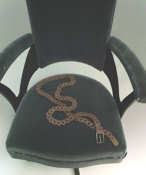 LIDNM（リドム）の「Llife LEATHER CHAIN BELT（ベルト・メンズ・グレー系その他/ブラウン系その他/ブラウン系その他2・FREE）」の6枚目の写真