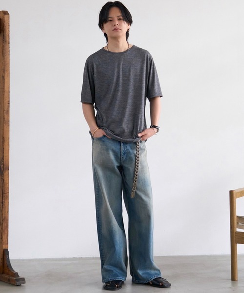 LIDNM（リドム）の「Llife LEATHER CHAIN BELT（ベルト・メンズ・グレー系その他/ブラウン系その他/ブラウン系その他2・FREE）」の21枚目の写真