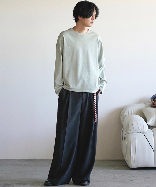 LIDNM（リドム）の「Llife LEATHER CHAIN BELT（ベルト・メンズ・グレー系その他/ブラウン系その他/ブラウン系その他2・FREE）」の22枚目の写真