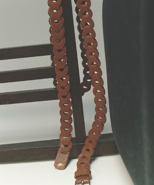 LIDNM（リドム）の「Llife LEATHER CHAIN BELT（ベルト・メンズ・グレー系その他/ブラウン系その他/ブラウン系その他2・FREE）」の17枚目の写真