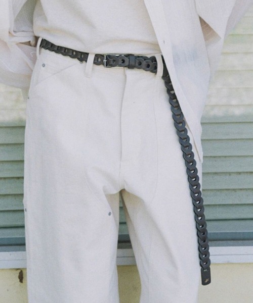 Llife LEATHER CHAIN BELT（ベルト）｜LIDNM（リドム）のファッション