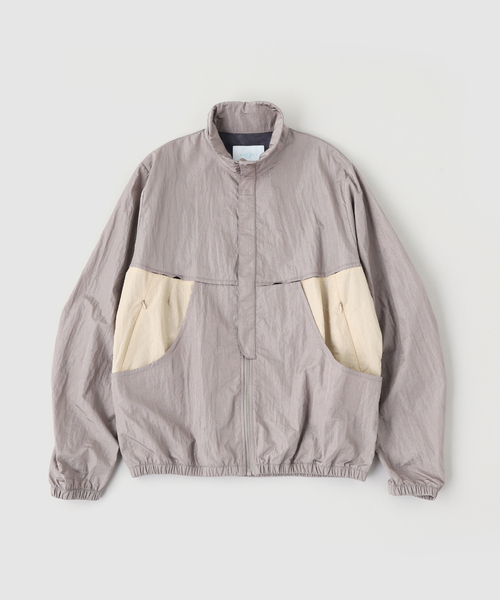 WHIMSY SUBWAY JACKET ナイロンジャケット グレージュ M セール】Whimsy / ウィムジー SUBWAY JACKET（ブルゾン）｜Whimsy