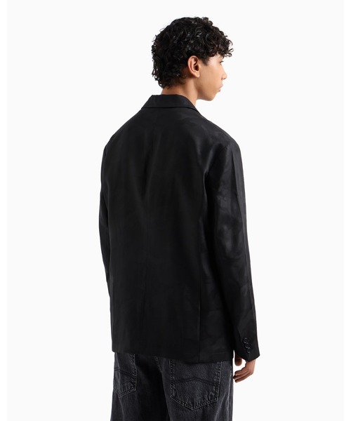 ARMANI EXCHANGE(アルマーニエクスチェンジ)の「【A|X アルマーニ エクスチェンジ】ジャカードカモフラージュ シングルブレストジャケット(テーラードジャケット・メンズ・カモフラージュ・40)」の2枚目の写真
