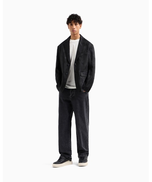 ARMANI EXCHANGE(アルマーニエクスチェンジ)の「【A|X アルマーニ エクスチェンジ】ジャカードカモフラージュ シングルブレストジャケット(テーラードジャケット・メンズ・カモフラージュ・40)」の4枚目の写真