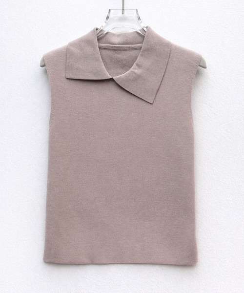 SAISON DE PAPILLON(セゾンドパピヨン)の「レディース ニット スカーフ付き 2way アシンメトリカラー ビッグ襟 通勤 きれいめ オフィスカジュアル(ニット/セーター・レディース・ブラック/ピンク/アイボリー・M/L)」の21枚目の写真